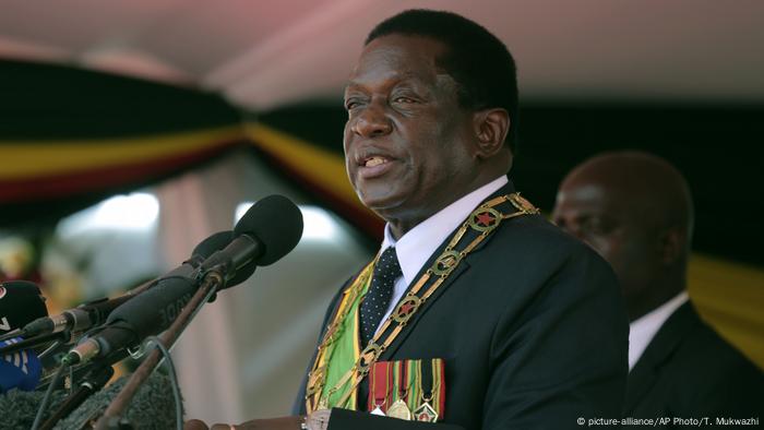 Simbabwe Unabhängigkeitsfeier Präsident Emmerson Mnangagwa