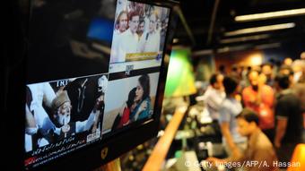 Newsroom of Geo Television in Karachi, Pakistan (photo: Getty Images/Asif Hassan)