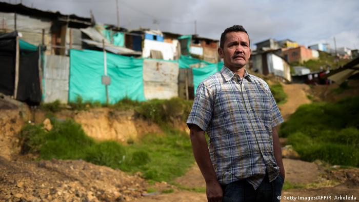 Kolumbien Wahlen - Slums im Süden Bogotas (Getty Images/AFP/R. Arboleda)