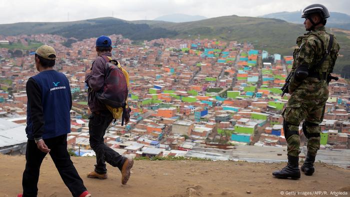 Kolumbien Wahlen - Slums im Süden Bogotas (Getty Images/AFP/R. Arboleda)