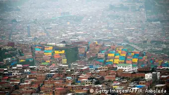 Kolumbien Wahlen - Slums im Süden Bogotas