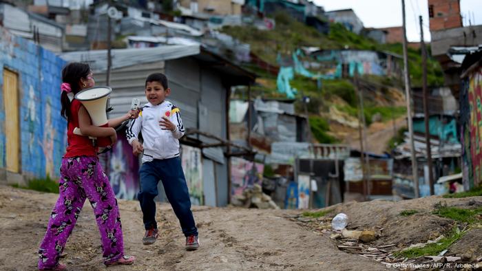Kolumbien Wahlen - Slums im Süden Bogotas (Getty Images/AFP/R. Arboleda)