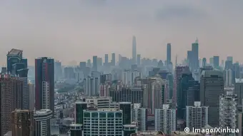 The towering skyline of Shenzhen, south China's Guangdong Province
