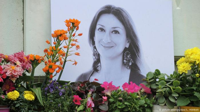 Spomen na novinarku Daphne Galizia