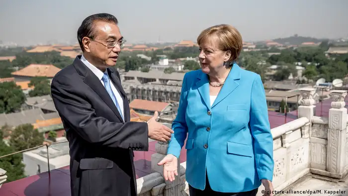 China | Bundeskanzlerin Merkel mit chinesischem Ministerpräsidenten Li Keqiang