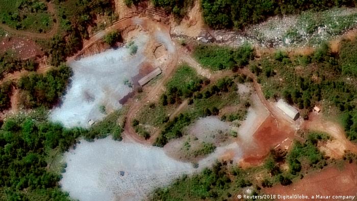 Ядерный полигон Пунгери в КНДР