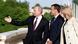 Putin recibe a Macron en San Petersburgo. Putin recibe a Macron en San Petersburgo.