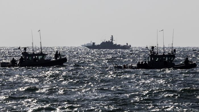 Israel Grenze Gazastreifen Israelische Marine (Getty Images/AFP/J. Guez)