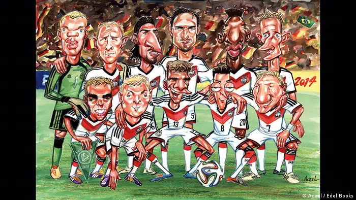 Die Aufstellung der deutschen Fußballnationalmannschaft im Endspiel gegen Argentinien