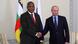 Russland St. Petersburg Treffen Präsident Zentralafrikanische Republik und Vladimir Putin Russland St. Petersburg Treffen Präsident Zentralafrikanische Republik und Vladimir Putin