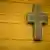 Cross on the wall of a courtroom