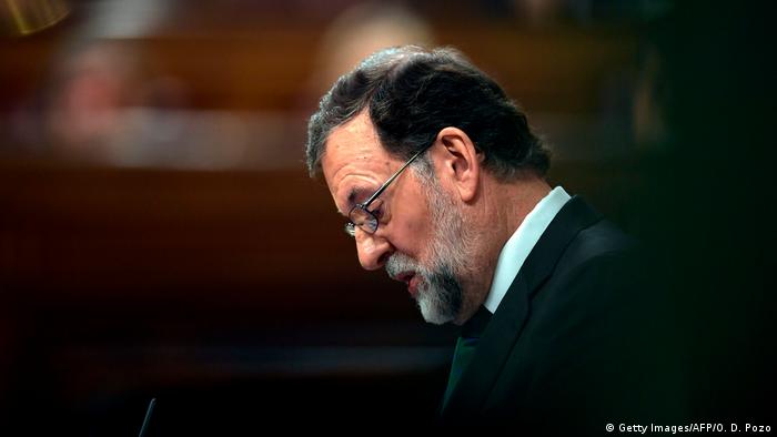 Spanien Madrid - Misstrauensantrag gegen spanischen Ministerpräsidenten Rajoy