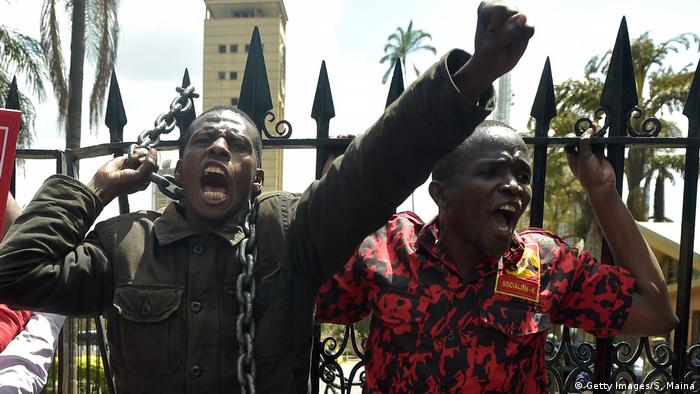 Kenia Afrika Proteste gegen Korruption