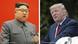 Kombobild von Kim Jong Un und Trump Kombobild von Kim Jong Un und Trump