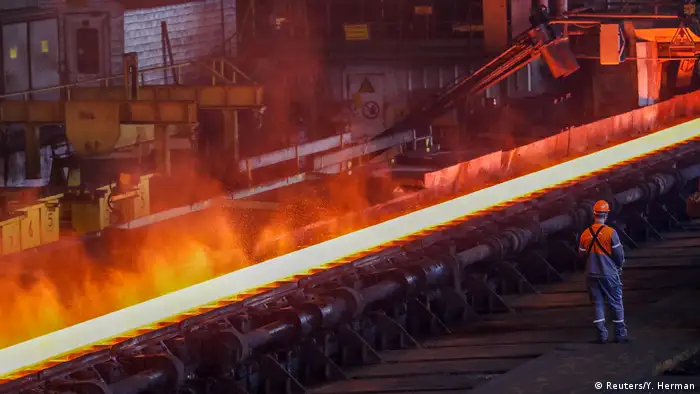 Steel factory ArcelorMittal in Belgium (Reuters/Y. Herman)