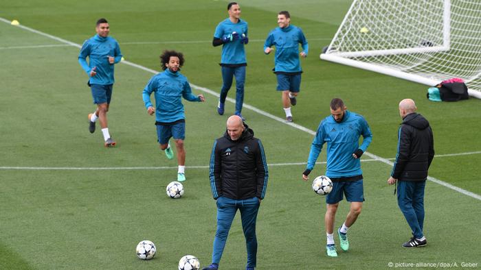 L'entraîneur du Real Madrid Zinedine Zidane (photo-alliance/dpa/A. Geber)