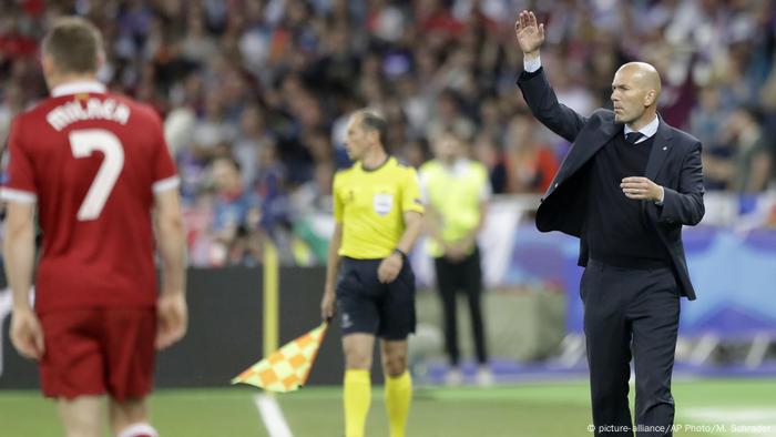 L'entraîneur du Real Madrid, Zinedine Zidane (Picture Alliance/AP Photo/M. Schrader)