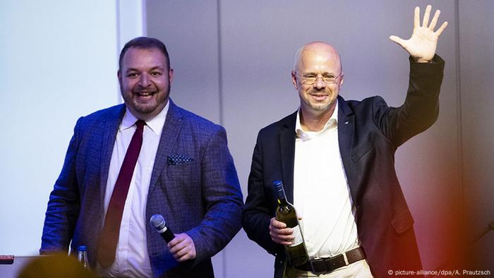 Deutschland | Bundeskongress der Jungen Alternative (JA) für Deutschland | Andreas Kalbitz und Damian Lohr