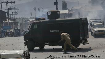 Indien Proteste in der Kaschmir-Region