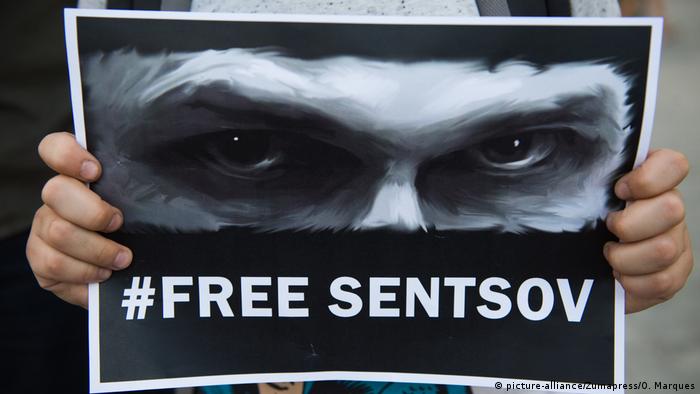 Aktionen für ukrainischen Regisseuer Oleg Sentsov #FreeSentsov
