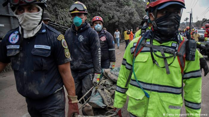 La erupción del Volcán de Fuego, en Guatemala, dejó numerosos muertos. (3.06.2018).