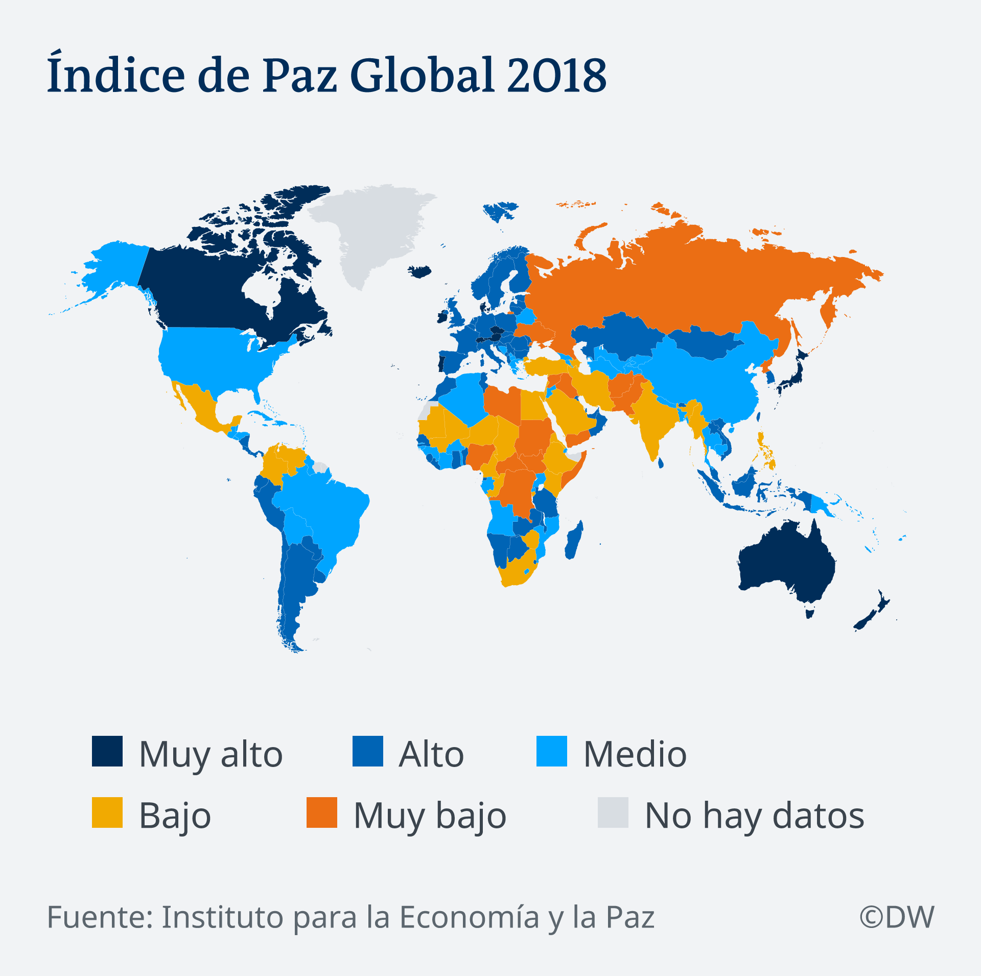 Infografik Global Peace Index 2018 ES