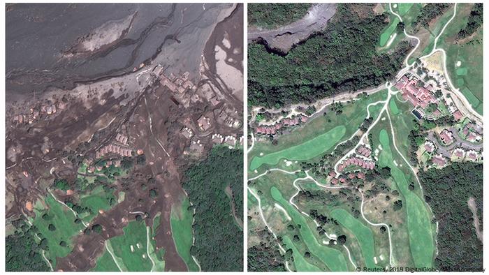 BilderGalerie Guatemala Vulkan (Reuters / 2018 DigitalGlobe / Maxar Company)