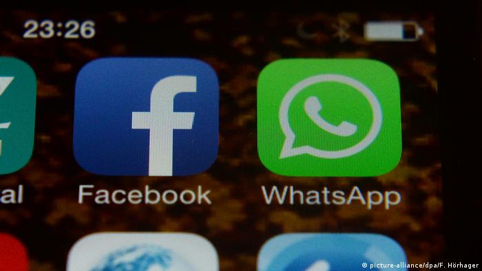 App-Icons von Facebook und WhatsApp