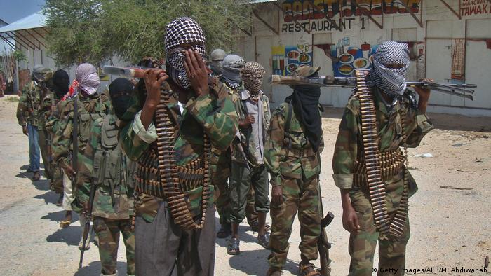 Somalien Al-Shabab-Kämpfer 