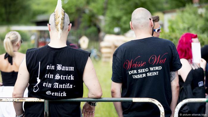 Neo Nazi Rock Concert Draws Some 2 000 Plus Counterdemos In German Town Of Themar Dw Learn German