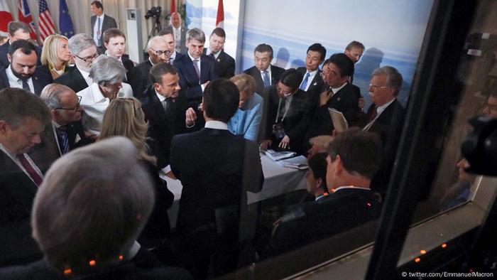 talks between the leaders of the G7 countries