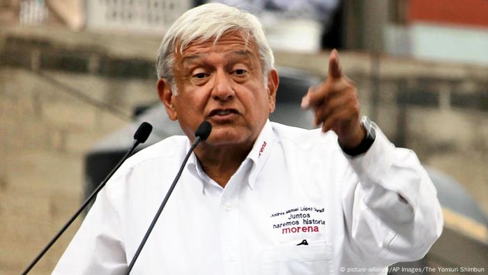 Mexiko Andrés Manuel López Obrador in Mexiko-Stadt (picture-alliance/AP Images/The Yomiuri Shimbun)
