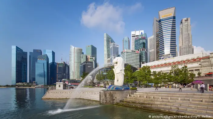 Singapur Merlion Statue, Marina Bay