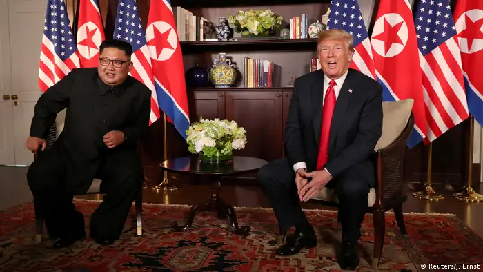 Singapur Sentosa USA-Nordkorea Gipfel Statements