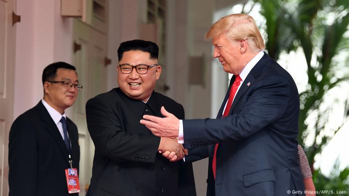 Donald Trump and Kim Jong Un′s historic summit in pictures | All media ...