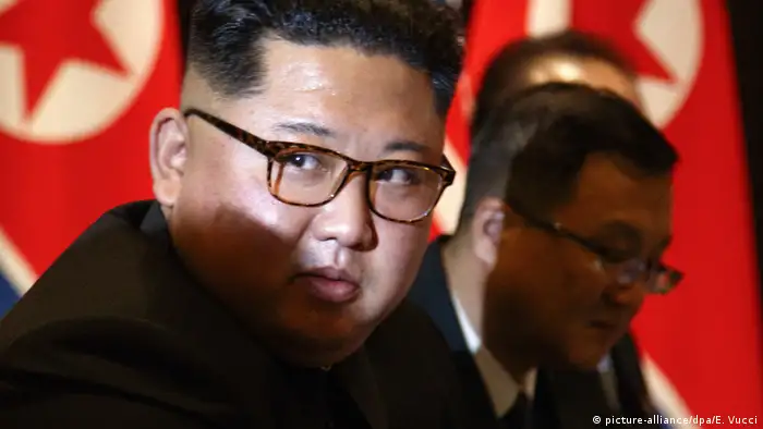 Kim Jong Un und Donald Trump Treffen