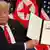 Singapur - Präsident Donald Trump gemeinsam Unterschriebenes Dokument nach Treffen mit Kim Jong Un