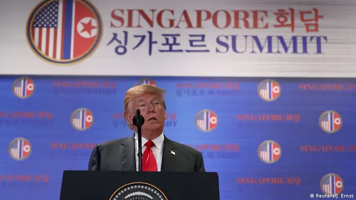 Donald Trump Pressekonferenz Singapur