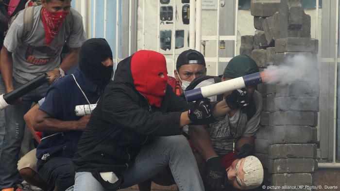 Ausschreitungen bei Protesten in Nicaragua (picture-alliance/AP Photo/O. Duarte)