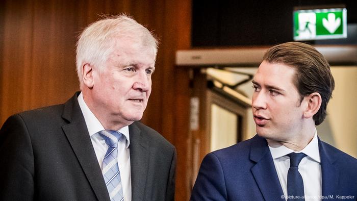 Innenminister Horst Seehofer trifft Sebastian Kurz