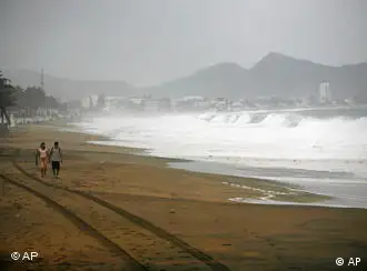 飓风袭击墨西哥海岸