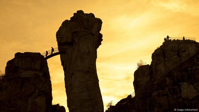 Externsteine ​​in the Teutoburg Forest