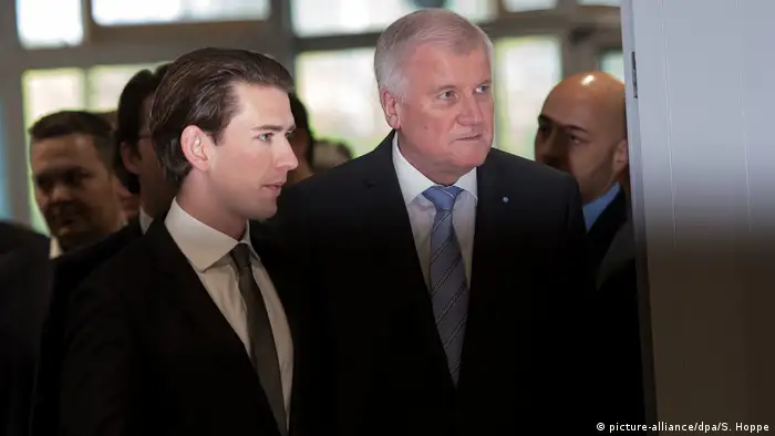 Seehofer y Kurz