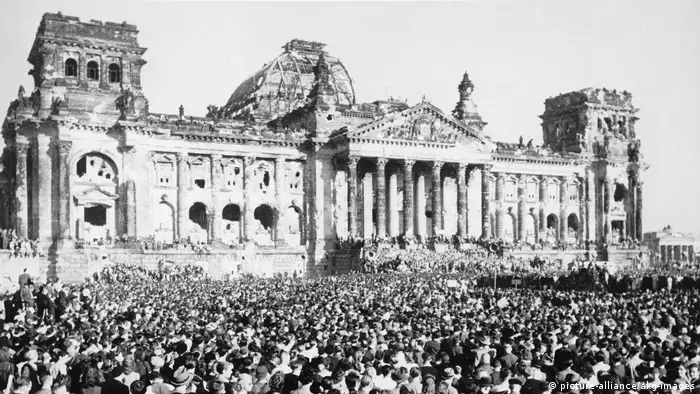 Berlin - Kundgebung gegen Blockade 1948