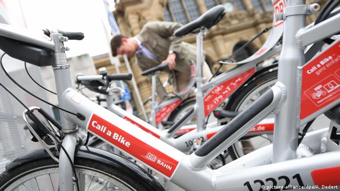 Велосипеды Call a bike во Франкфурте-на-Майне
