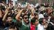 Fan's celebrate Mexico's win during the Mexico vs. Germany World Cup soccer match Fan's celebrate Mexico's win during the Mexico vs. Germany World Cup soccer match