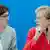 Аннегрет Крамп-Карренбауэр (слева) и Ангела Меркель