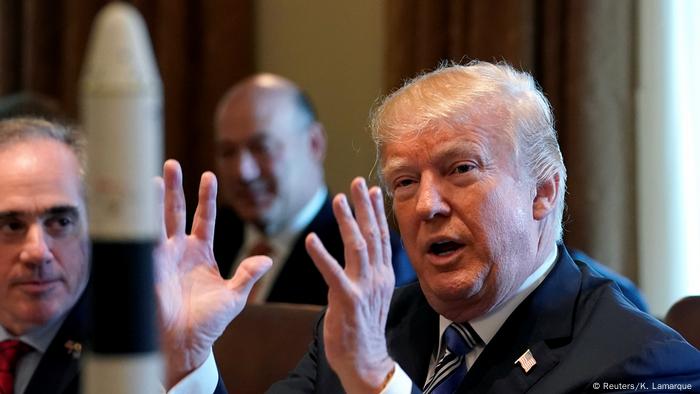 Der damaligen US-Präsident Donald Trump erklärte die Zahl der US-Atomsprengköpfe 2018 zum Militärgeheimnis Der damaligen US-Präsident Donald Trump erklärte die Zahl der US-Atomsprengköpfe 2018 zum Militärgeheimnis