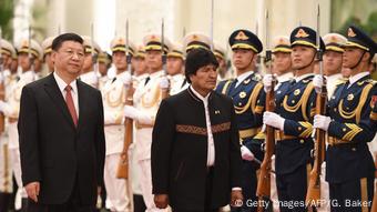 China Xi Jinping empfängt Evo Morales