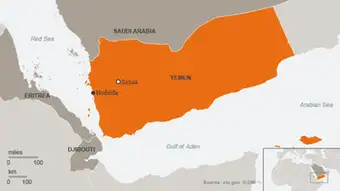 Karte Golf von Aden ENG